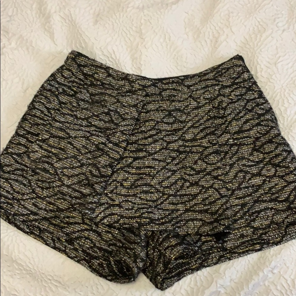 Multi Metallic Skort